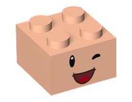 BRICK 2X2, NO. 171: {светло нуга}