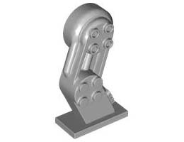 LEFT LEG, W/ KNOBS: {умерено каменно сив}