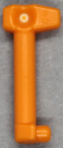 Minifigure, Helmet Antenna / Rangefinder for Helmet SW Clone Trooper with Holes: {ярко оранжев}