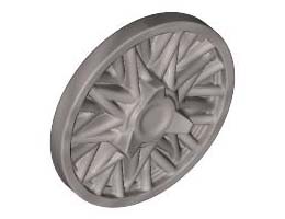 HUBCAP, DIA. 14.8, NO. 2: {металическо сребрист}
