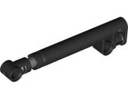 Technic, Shock Absorber 11L with Internal Spring, Dark Bluish Gray Shaft, and Black Tip: {черен}