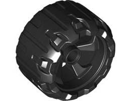 WHEEL, DIA. 37X22, W/ 4.85 HOLE, NO. 1: {черен}