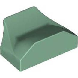 PLATE W. BOWS 2X1½: {пясъчно зелен}
