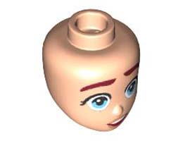 MINI DOLL, HEAD, NO. 353: {светло нуга}