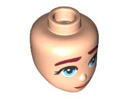 MINI DOLL, HEAD, NO. 346: {светло нуга}