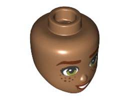 MINI DOLL, HEAD, NO. 348: {умерен нуга}