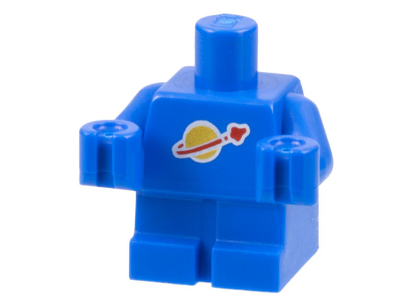 Body Baby / Toddler with Fixed Arms with Classic Space Logo Pattern: {ярко син}