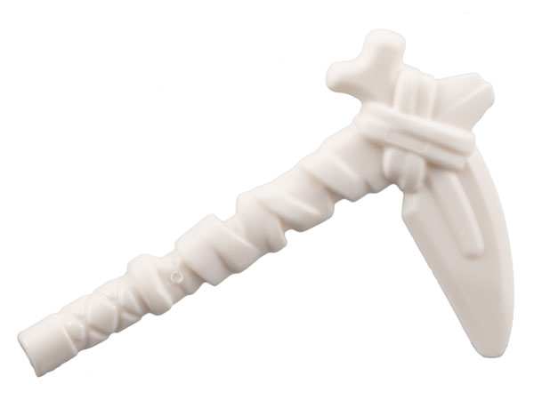 Minifigure, Weapon Bone Sickle: {бял}