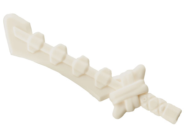 Minifigure, Weapon Bone Sword: {бял}