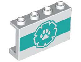 WALL ELEMENT 1X4X2, NO. 10: {бял}