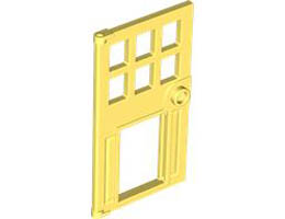 DOOR 4X6, W/ CUT OUT, NO. 1: {студено жълт}