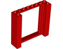 FRAME 2X8X6: {ярко червен}