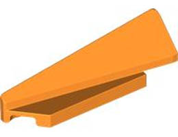 Wedge 5 x 1 x 1 1/3 with 4 x 1 Base Left: {ярко оранжев}