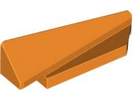 Wedge 5 x 1 x 1 1/3 with 4 x 1 Base Right: {ярко оранжев}