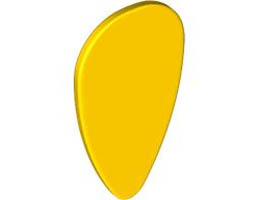 Minifigure, Shield Ovoid: {ярко жълт}