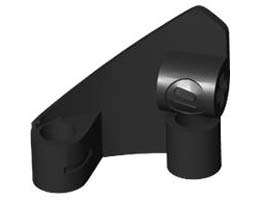 RIGHT PANEL CURVED 3X3X2, NO. 1: {черен}
