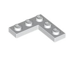 CORNER PLATE 1X3X3: {бял}