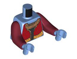 MINI UPPER PART W/15MM ARMS, NO. 15: {умерено син}