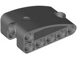 SHELL 5X3X2, W/ 4.85 HOLE, NO. 1: {тъмно каменно сив}