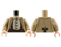 Torso Jacket, Tan Button-Up Shirt, Reddish Brown Suspenders, Dark Brown Pants Pattern / Dark Tan Arms / Light Nougat Hands: {пясъчно жълт}