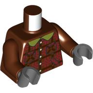 MINI UPPER PART, NO. 6501: {червеникаво-кафяв}