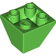 Покривна плочка царевица. обръщане.2x2/45°: {ярко зелен}