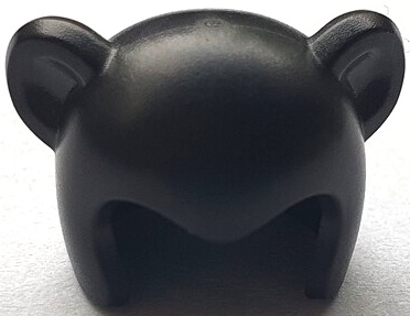 Minifigure, Headgear Cap, Cat (BAM): {черен}