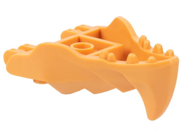 Dragon Head (Ninjago) Jaw with Large Spike and 2 Bar Handles on Back: {нуга}