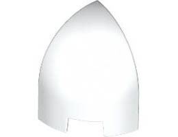 Slope, Curved 1 x 1 x 1 1/3 Corner: {бял}