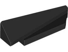 Wedge 5 x 1 x 1 1/3 with 4 x 1 Base Right: {черен}