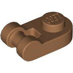 Plate, Round 1 x 1 with Bar Handle: {умерен нуга}