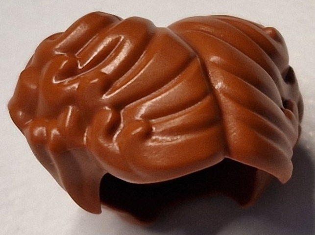 Minifigure, Hair Female Tousled, Knotted: {тъмно оранжев}