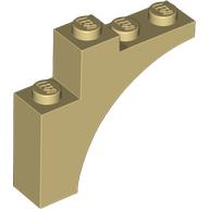 Тухличка с дъга 1x4x3: {тухлено жълт}