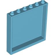 Стенен елемент 1x6x5, абс: {умерено небесносин}