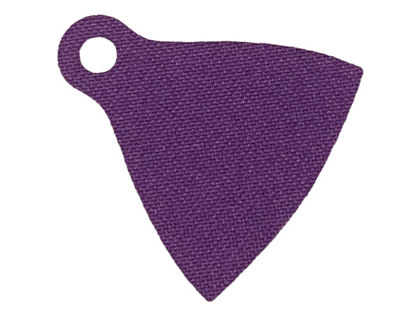 Minifigure Cape Cloth with Single Top Hole - Spongy Stretchable Fabric: {светло виолетов}
