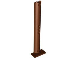 Тухличка 2x4x13, с 4,85 дупки: {червеникаво-кафяв}