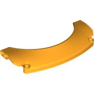 Technic, Panel Car Mudguard Arched 15 x 2 x 6 Rounded Top: {огнено жълто-оранжев}