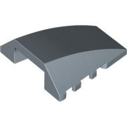 Wedge 4 x 4 Triple Curved No Studs: {пясъчно син}