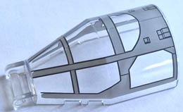 COCKPIT 4X6X2, W/ FRONT SHAFT, NO. 3: {прозрачен}