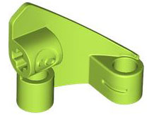 Ляв панел, извит 3x3x2, №1: {ярко жълто-зелен}