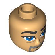 MINI DOLL, HEAD, NO. 418: {умерен тан}