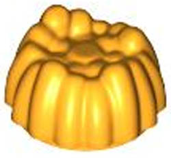 Дизайнерска чиния, 1x1x2/3, №4: {огнено жълто-оранжев}
