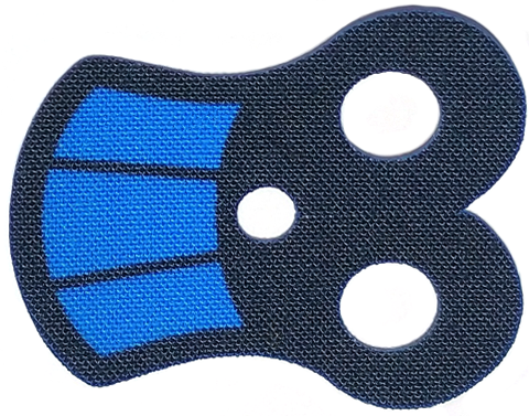 SHOULDER CLOTH: {ярко син}