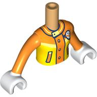 TORSO, GIRL, W/ ARM, NO. 531: {умерен тан}