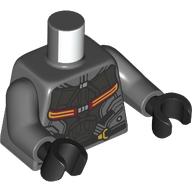 MINI UPPER PART, NO. 6809: {тъмно каменно сив}