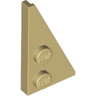 RIGHT PLATE 2X4, DEG. 27: {тухлено жълт}