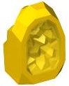 Rock 1 x 1 Geode with Molded Trans-Yellow Crystals Pattern: {ярко жълт}