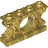 FENCE 1X4X2 W/ 4 KNOBS, NO. 1: {топло златист}