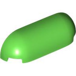 Slope, Curved 1 x 4 with Rounded Ends: {ярко зелен}