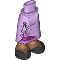 SKIRT W/ HIP, NO. 270: {лавандулов}